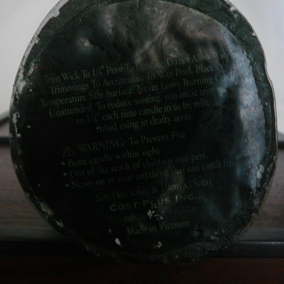 Scented Pillar Candle - Picture 3 of 3